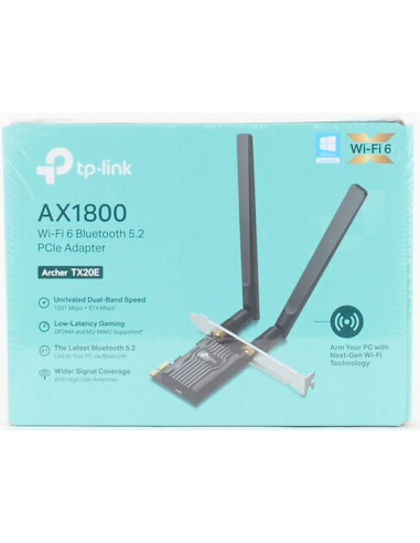 Carte pci-express Wifi 6 Bluetooth 5.2 TPLINK Archer TX20E