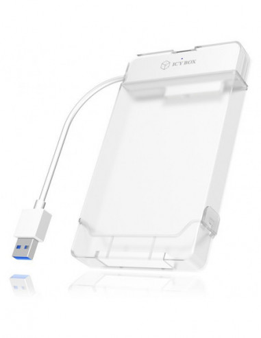 Boitier externe 2.5 sata / USB3.0 transparent ICI BOX IB-AC703-U3