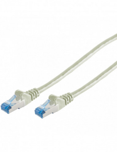 Cable RJ45 Droit SFTP cat 6a 10 m GRIS