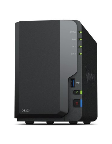 Serveur NAS SYNOLOGY DS223 -2 baies 2go 4c 1.7ghz