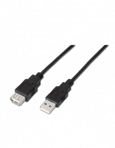 Cable USB RALLONGE A M/F 1m