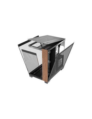 Boitier ANTEC C8 WOOD ATX  vue pano 270° noir