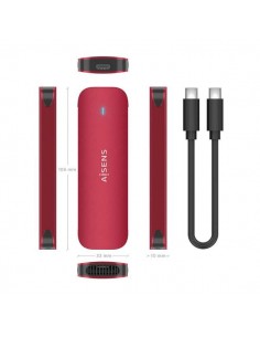 Boitier M.2 SSD NVMe  vers  usb-c  3.2 -ROUGE - adapt USB... 2