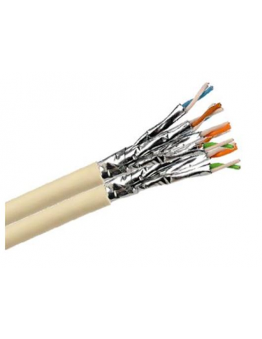 Rouleau RJ45 cat6A 2x4 paires monobrin F/FTP...