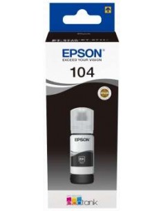 Bouteille d encre EPSON 104 NOIRE 65ml