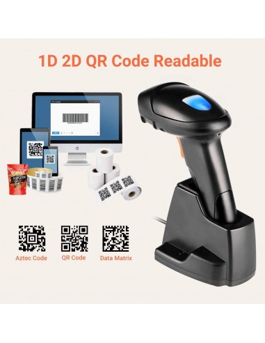 Douchette sans fil  QR Code + code barre 2.4ghz...