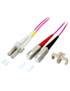 FIBRE Jarretiere optique duplex LSOH 50/125 multimode OM4...