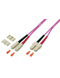 FIBRE Jarretiere optique duplex LSZH 50/125 multimode OM4...