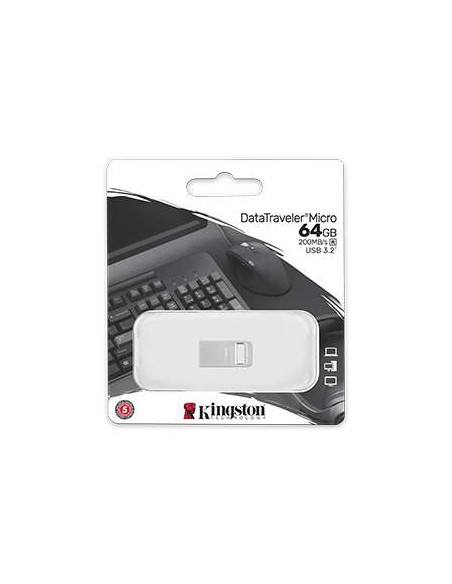 Clef 64go USB 3.2 KINGSTON DTMC3G2/64GB metal