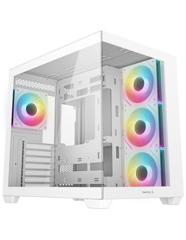 Boitier DEEPCOOL mini CG530 4F BLANC 4 vent rgb...