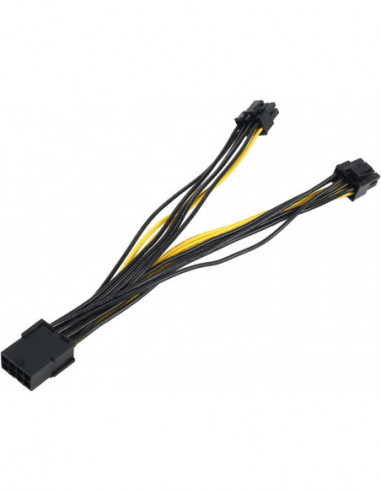 Cable PCIE 8 broches vers 2 x 8 broches