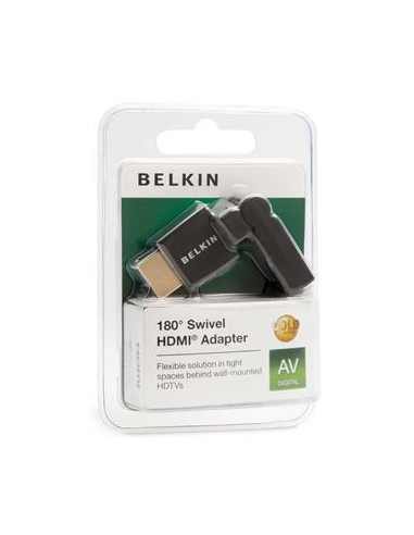 Adaptateur HDMI femelle vers male pivotant 180 degres BELKIN