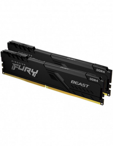 DDR4 16gb 2x8gb 3200 KINGSTON FURY BEAST KF432C16BBK2/16