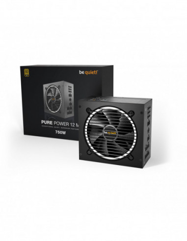 Alimentation 750w BE QUIET Pure Power 12M modulaire BN343 80+Gold