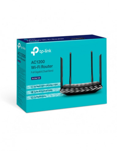 Point d acces routeur TPLINK AC1200  ARCher c6  V3.2  2.4ghz - 5ghz wifi 4lan