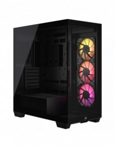 Boitier CORSAIR 3500X RS-R ARGB  noir ATX panoramique