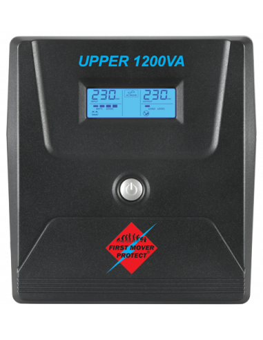 Onduleur 1200VA  720w FIRSTMOVER  UPPER 4 ondulees IEC line in LOG  SLT1200VALCD