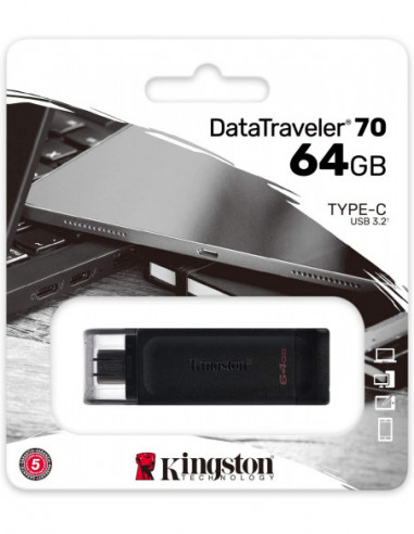 Clef 64gb USB-C 3.2 KINGSTON DT70/64GB